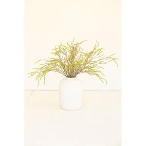 Artificial Green Willow Flowers Spray 2