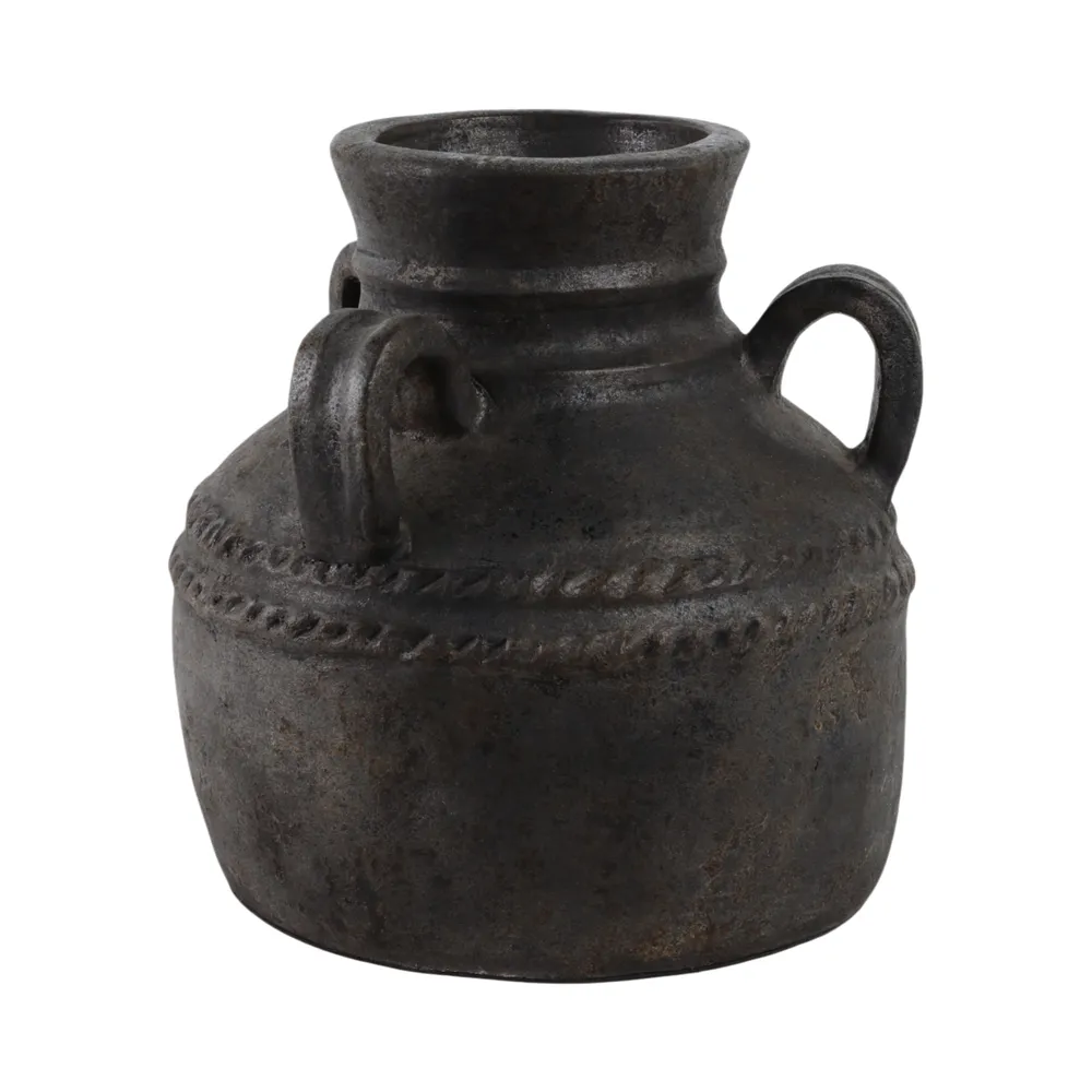 NOELWIND BLACK VASE 12 (IN)