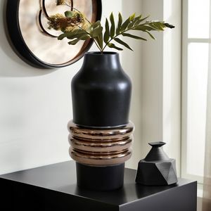 HARKENBROOK BLACK VASE 15 (IN) 10