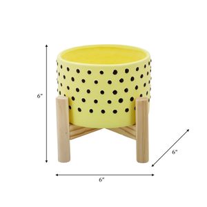 COLECREST YELLOW PLANTER 6 (IN) 10