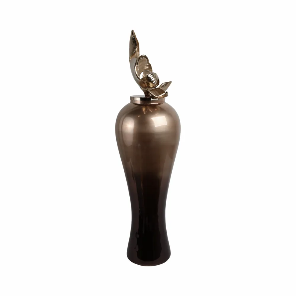 BAIRDOAK WHITE GLASS VASE 42 (IN)