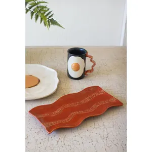 Ceramic Bacon Platter 5