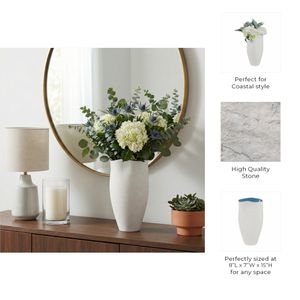 KELSEYLAND WHITE VASE 15 (IN) 10