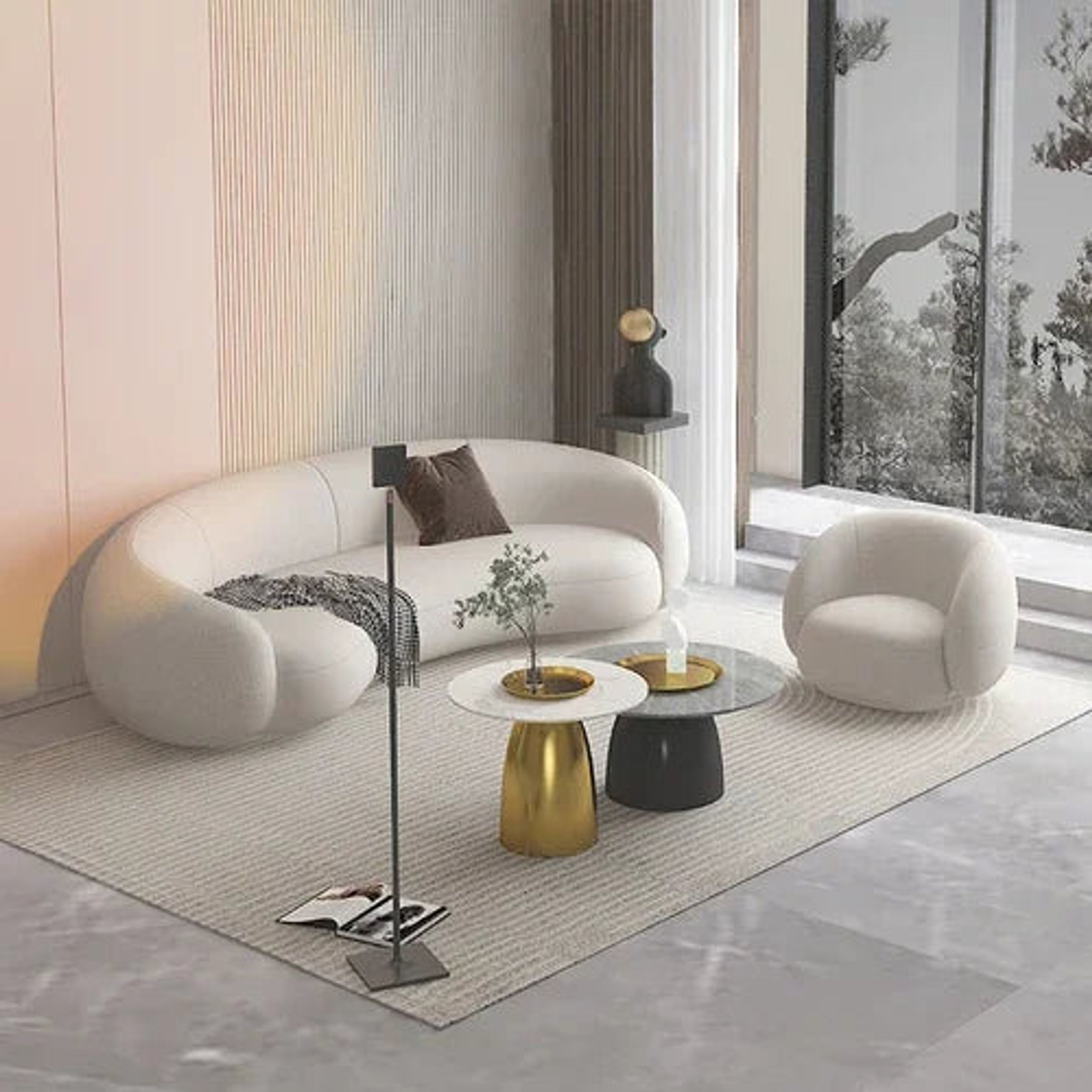 Living Room 35.43 Upholstered Sofa