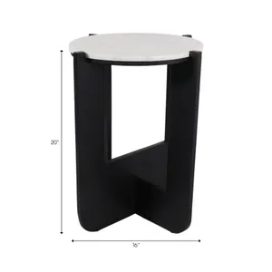MILLERLEY WHITE TABLE 20 (IN) 9