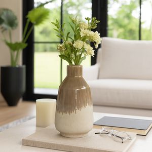 SAGEWELL BROWN VASE 14 (IN) 11