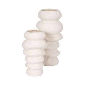 DUTTONMORE WHITE VASE 16 (IN) 8