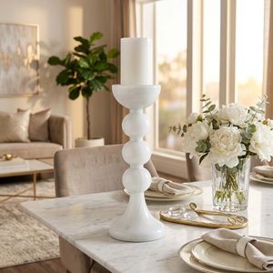 BECKETTOAK CLEAR CANDLE HOLDER 18 (IN) 2