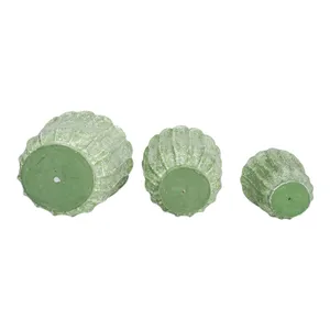CASPERBROOK SET OF 3 GREEN PLANTER 13 (IN) 7