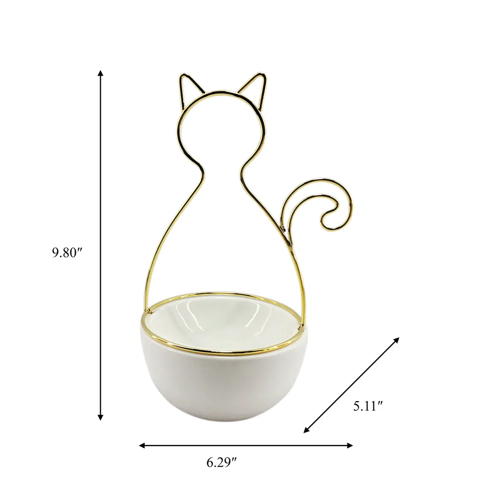 COVETON WHITE TRINKET TRAY 10 (IN)