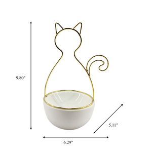 COVETON WHITE TRINKET TRAY 10 (IN) 10
