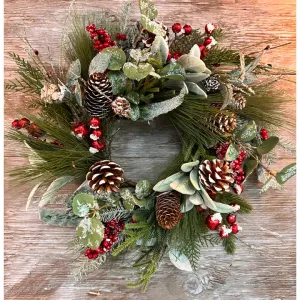 Christmas Morning Candle Ring 6.5in 1