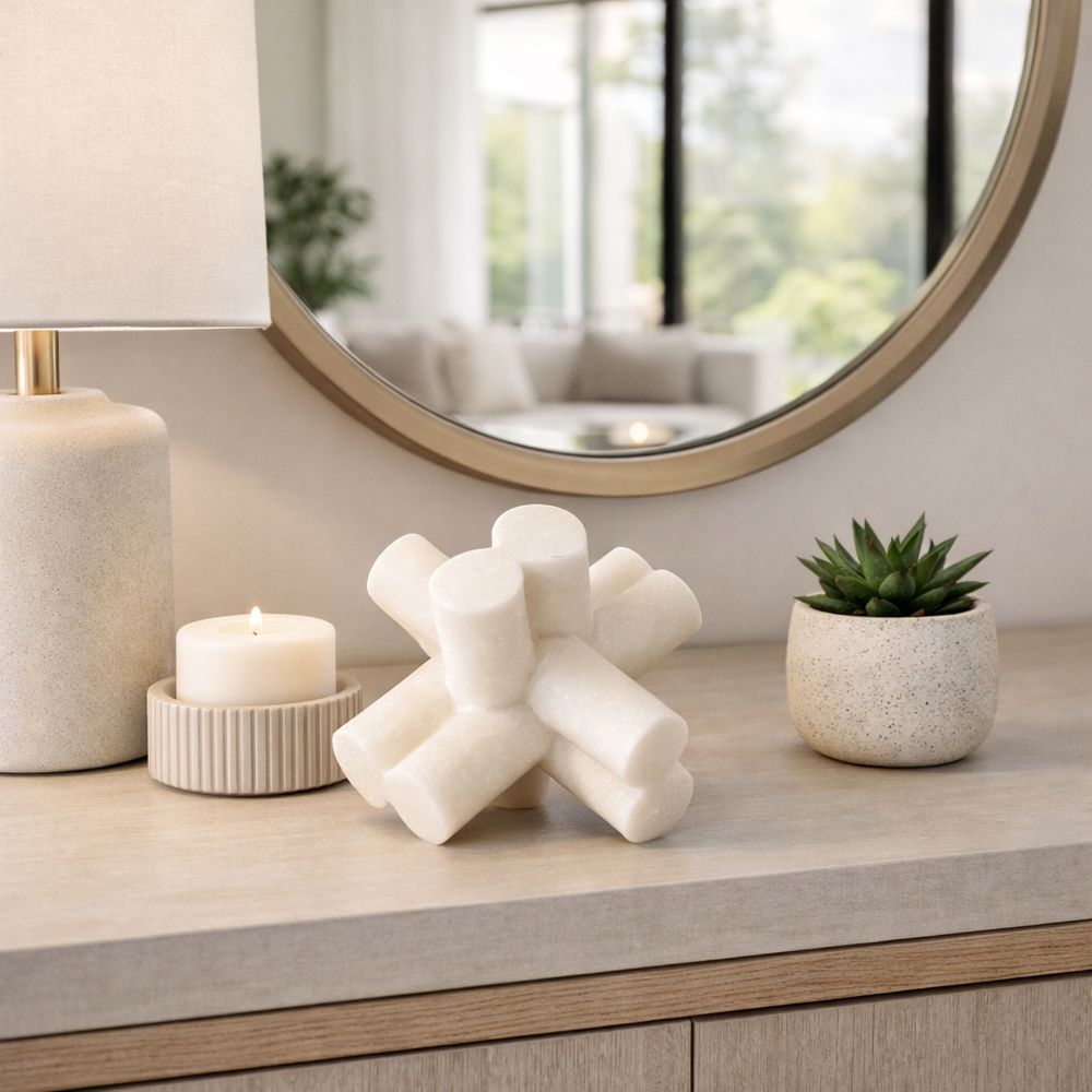 HANLEYTON WHITE DECOR 6 (IN)