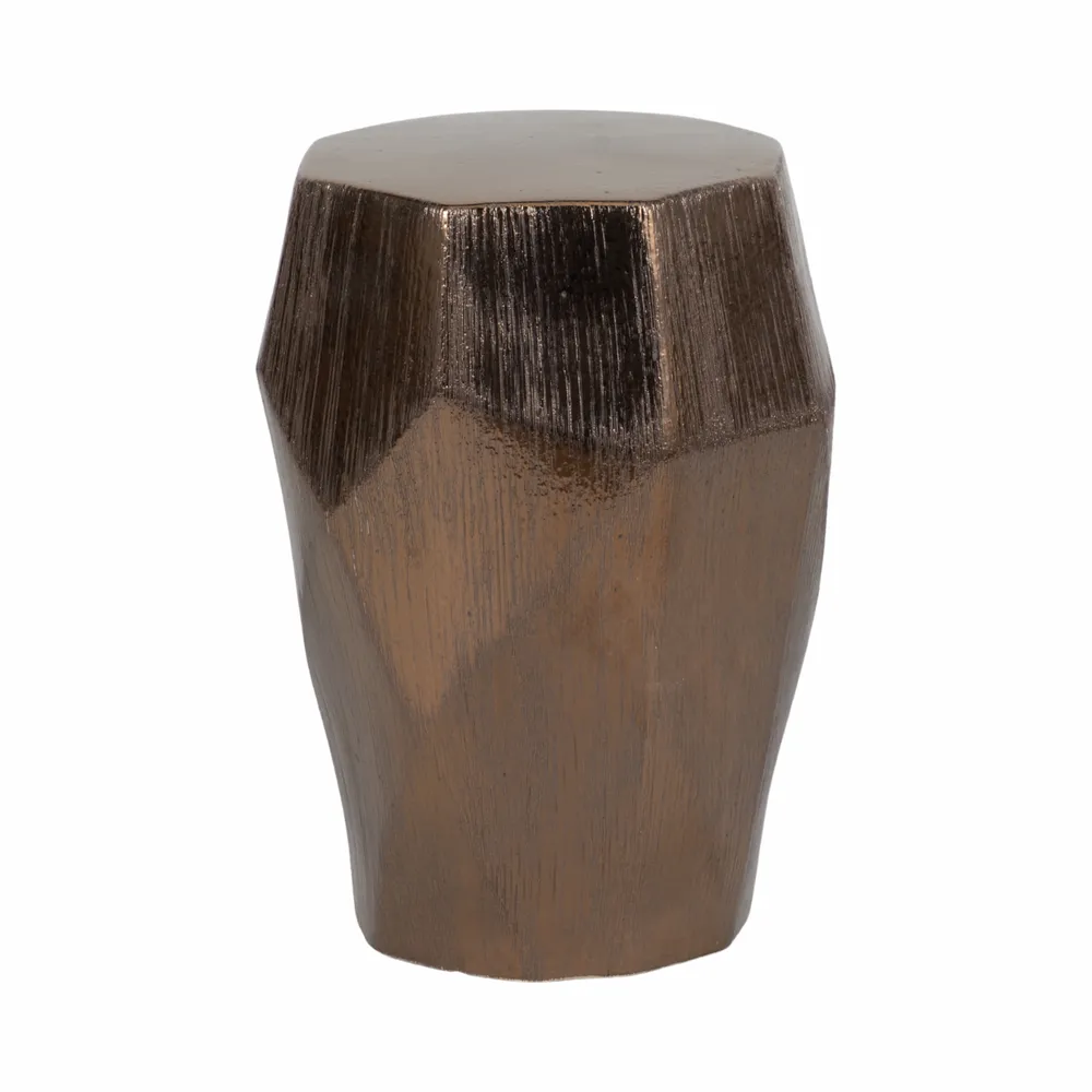 CHATHAMBROOK BRONZE GARDEN STOOL 20 (IN)