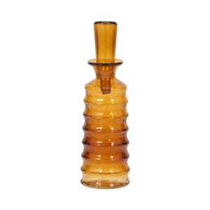 HAMDENWICK ORANGE GLASS VASE 15 (IN) 1