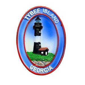 2-3/4" TYBEE ISLAND LIGHTHOUSE MAGNET 1