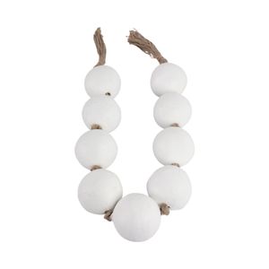HAWLEYHAVEN WHITE BEAD 4 (IN) 4
