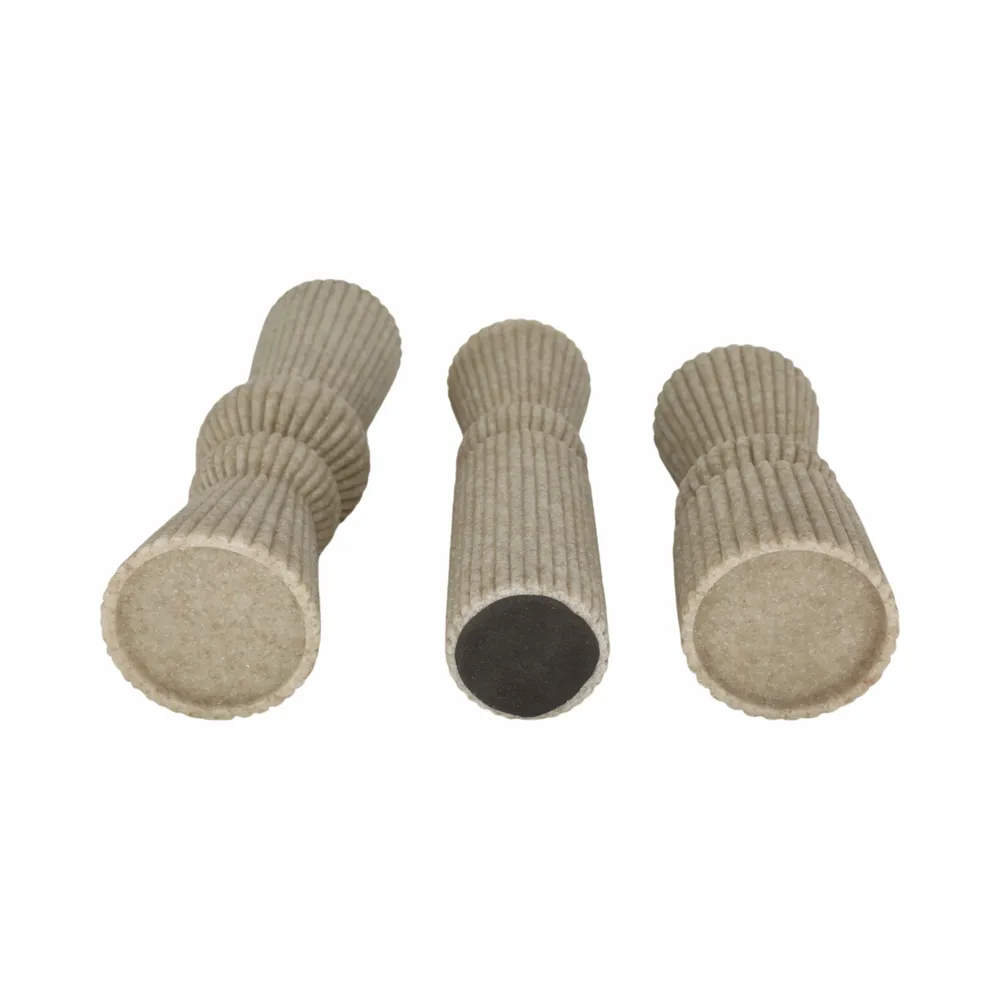 CLOVERRUN SET OF 3 BROWN CANDLE HOLDER 15 (IN)