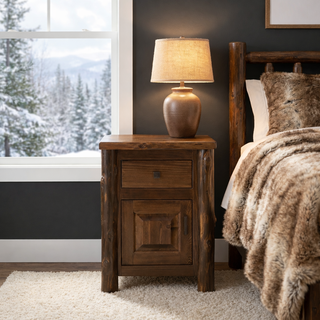 Headwaters Enclosed Nightstand - Weathered