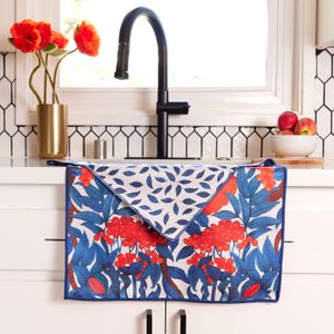 Icelandic Poppies Eco Kitchen Tea Towel 3
