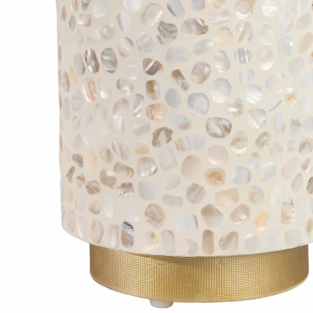 23" ALLERD MOTHER & PEARL COCKTAIL TABLE