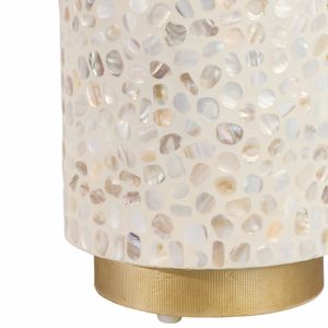 23" ALLERD MOTHER & PEARL COCKTAIL TABLE 7