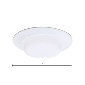Revin 6'' Wide 1-Light Recessed Light - White 2