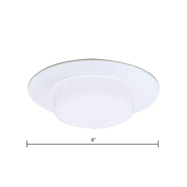 Revin 6'' Wide 1-Light Recessed Light - White