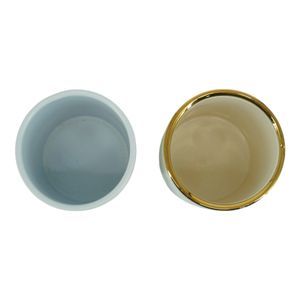 EASTONDALE SET OF 2 WHITE PENCIL CUP 5 (IN) 5