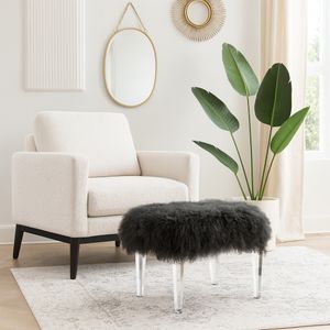 CHLOEMILL BLACK BENCH 19 (IN) 12