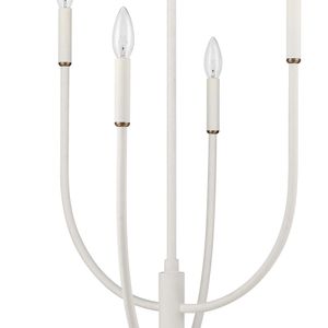 Continuance 30'' Wide 6-Light Chandelier - White Coral 3