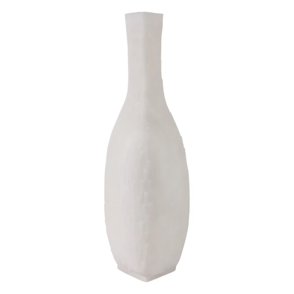 YATESFIELD WHITE VASE 19 (IN)