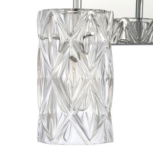 Forma de Crystal 14'' Wide 2-Light Vanity Light - Polished Chrome 5
