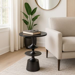 BRONSONHAM BLACK TABLE 26 (IN) 11