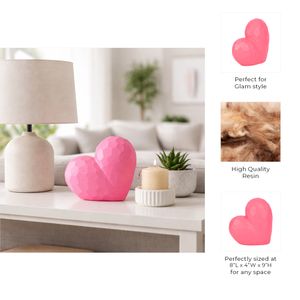 LEOWAY PINK DECOR 9 (IN) 10