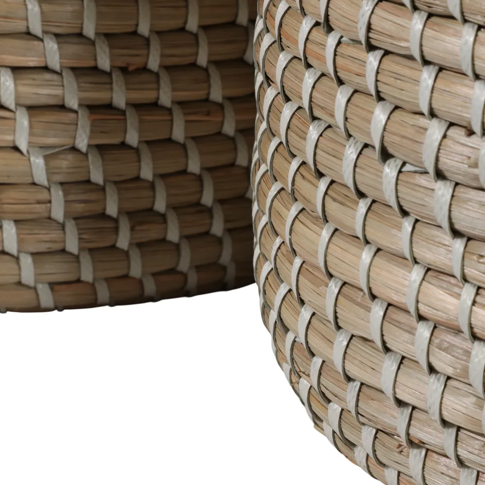 HATCHERBEACH SET OF 2 BROWN STORAGE 24 (IN)