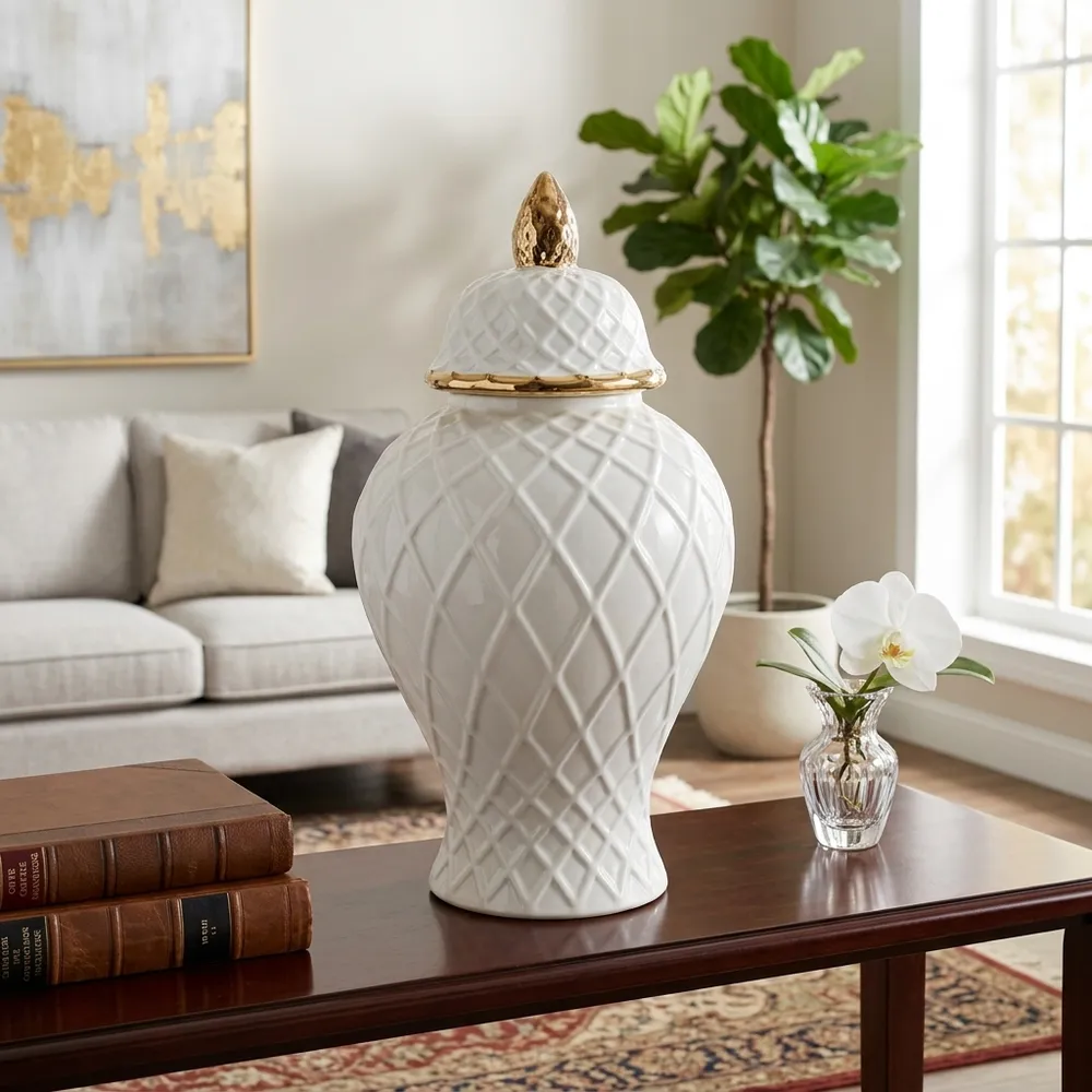 CAMDENBROOK WHITE CHINOISERIE 15 (IN)