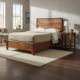 Heartland Walnut Open Nightstand with Shelf