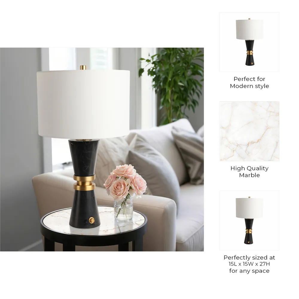 DESMONDWICK BLACK LAMP 27 (IN)