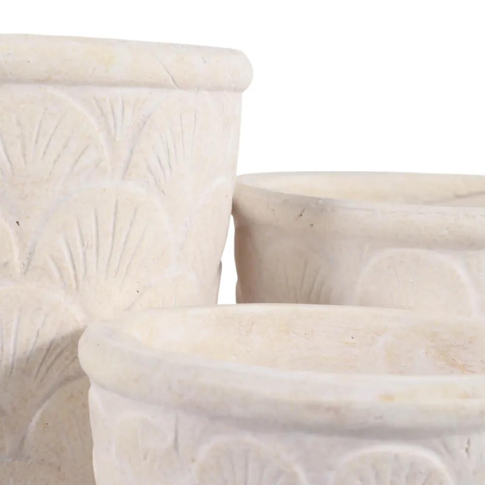 ROLANDGATE SET OF 3 BROWN PLANTER 9 (IN)
