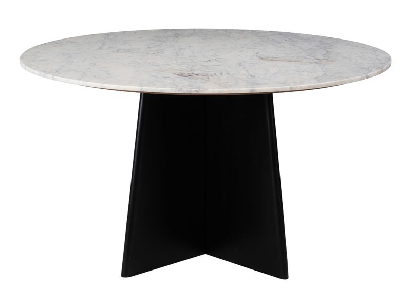 Strela Dining Table White & Black 4