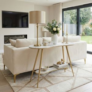 40" ALLESSA MARBLE CONSOLE TABLE 10