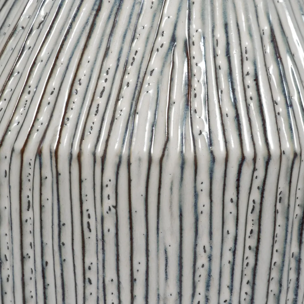 WRENTON WHITE VASE 20 (IN)