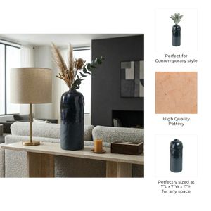 MILLERBEACH BLUE VASE 17 (IN) 10