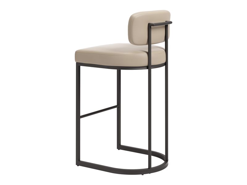 Velar Barstool Beige & Gray 6