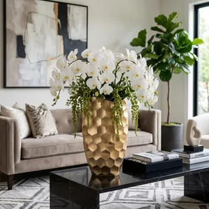 NOVALAND GOLD VASE 24 (IN) 12