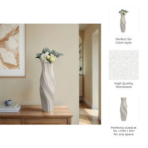 DORIANWIND IVORY VASE 30 (IN) 10