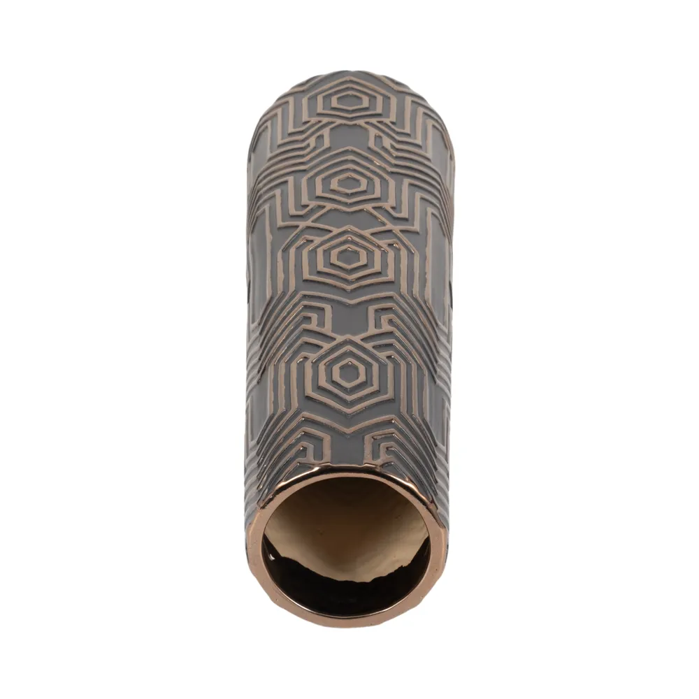 MORGANBROOK BLACK VASE 26 (IN)