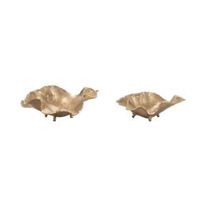 HAWLEYPORT SET OF 2 GOLD BOWLS 5 (IN) 3
