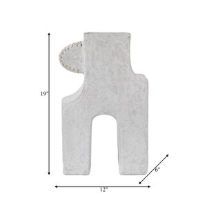 PAXTONWELL WHITE VASE 19 (IN) 9